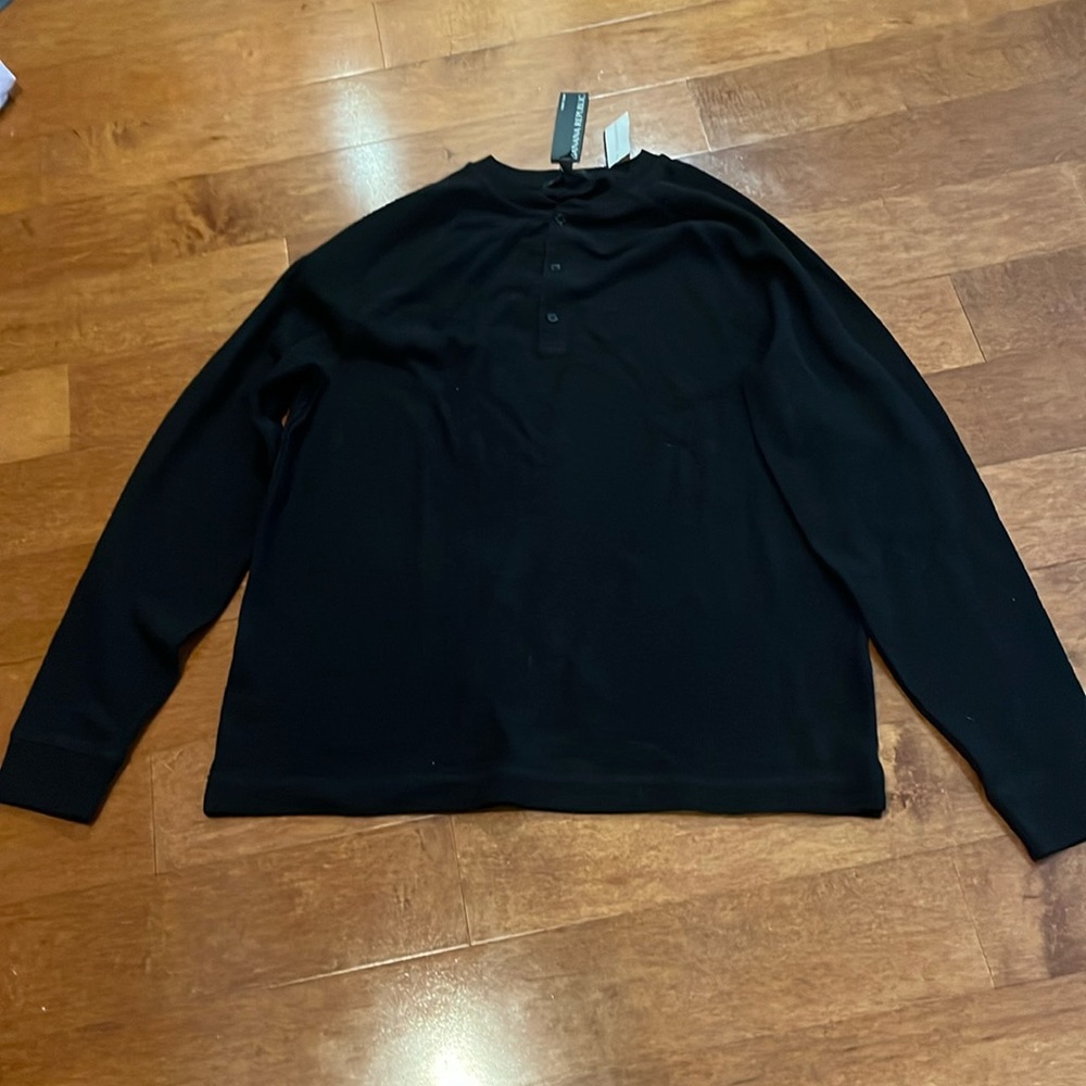 Banana republic black shirt long sleeve brand new